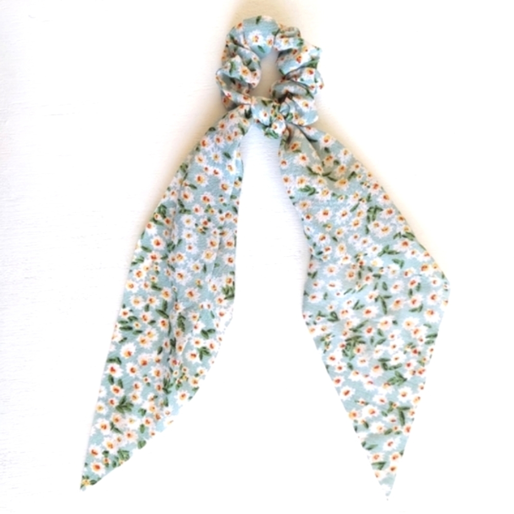 Ashlee Floral Hair Scarf - Mint